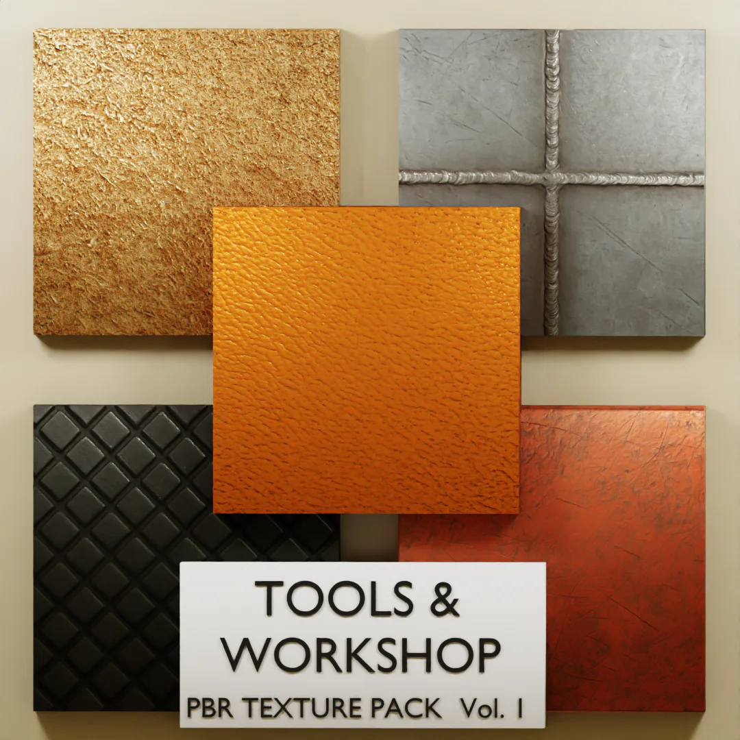 Tools And Workshop PBR Texture Pack product preview
